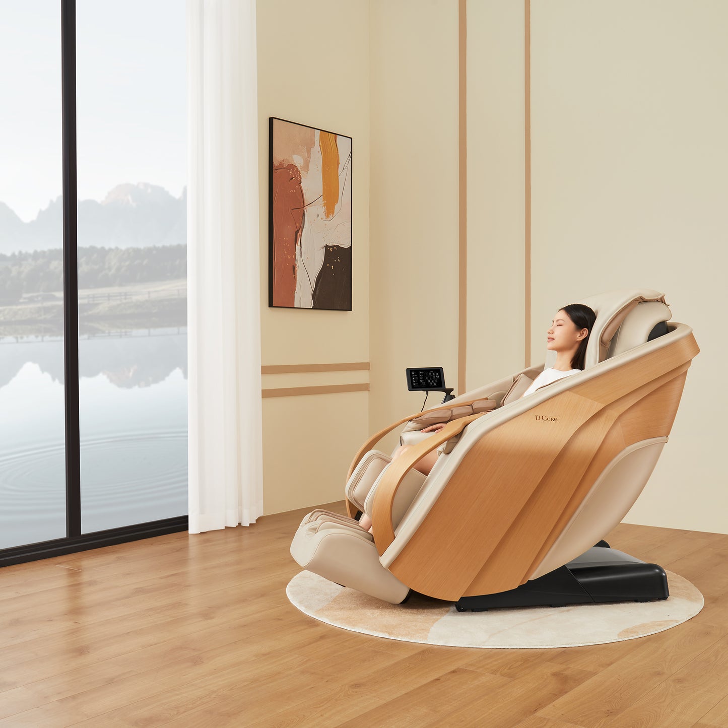 DCore 2 - Made in Japan Ultra Premium Massage Chair w/ Oak Side Panels