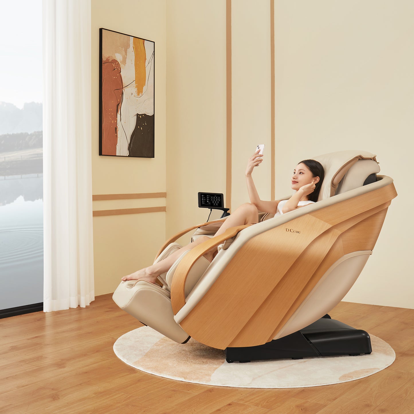 DCore 2 - Made in Japan Ultra Premium Massage Chair w/ Oak Side Panels