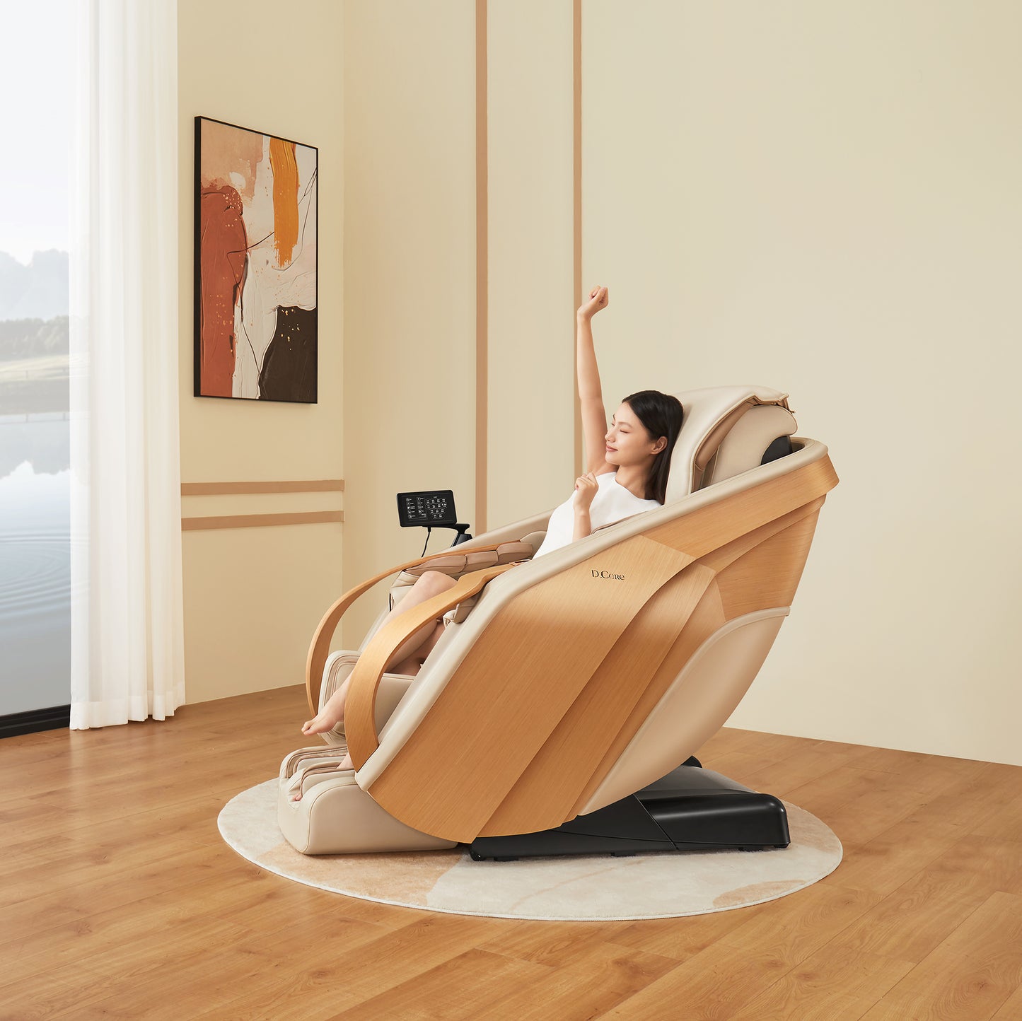 DCore 2 - Made in Japan Ultra Premium Massage Chair w/ Oak Side Panels