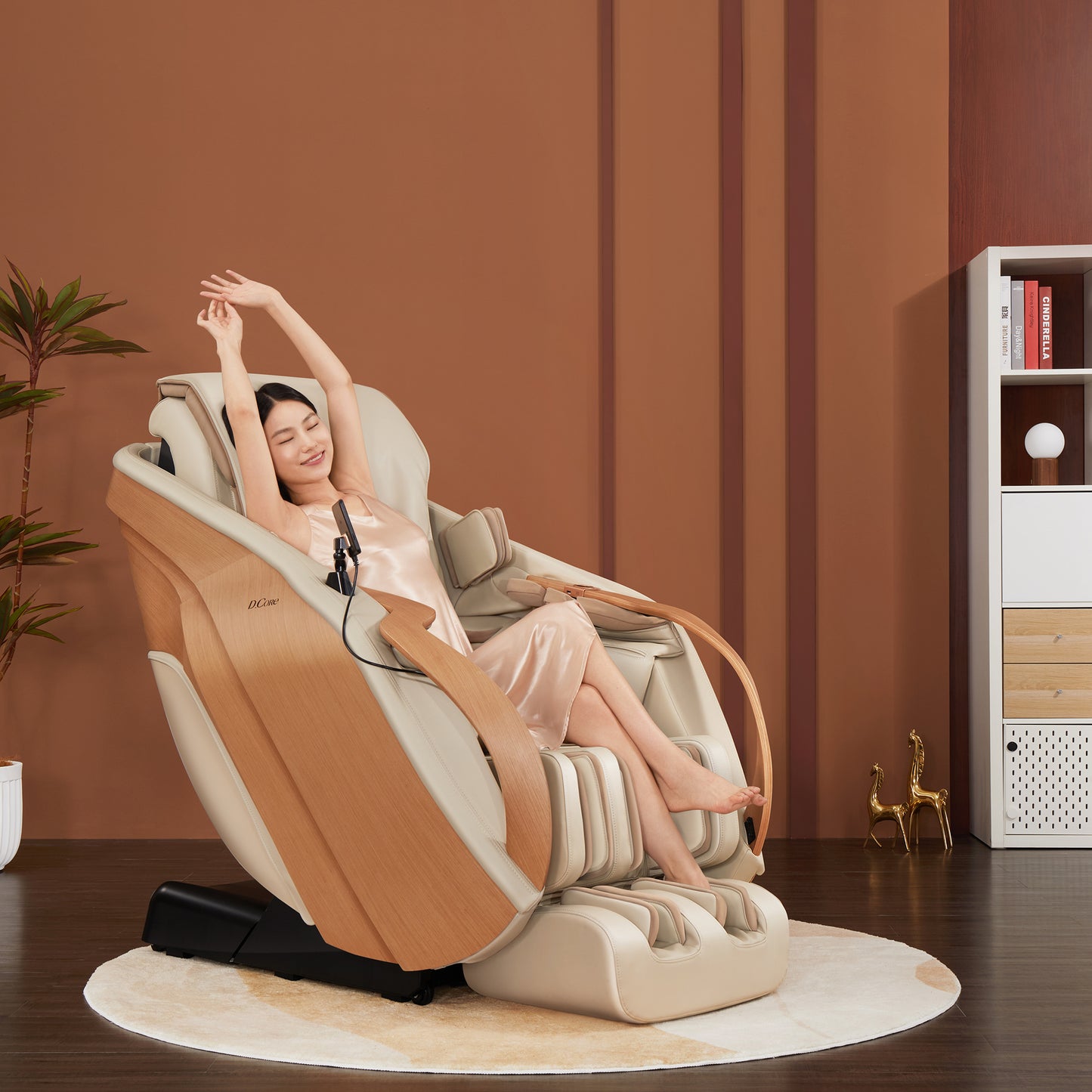 DCore 2 - Made in Japan Ultra Premium Massage Chair w/ Oak Side Panels
