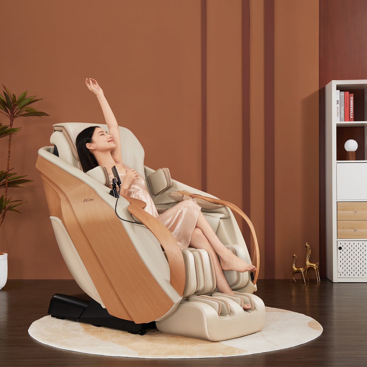 DCore 2 - Made in Japan Ultra Premium Massage Chair w/ Oak Side Panels