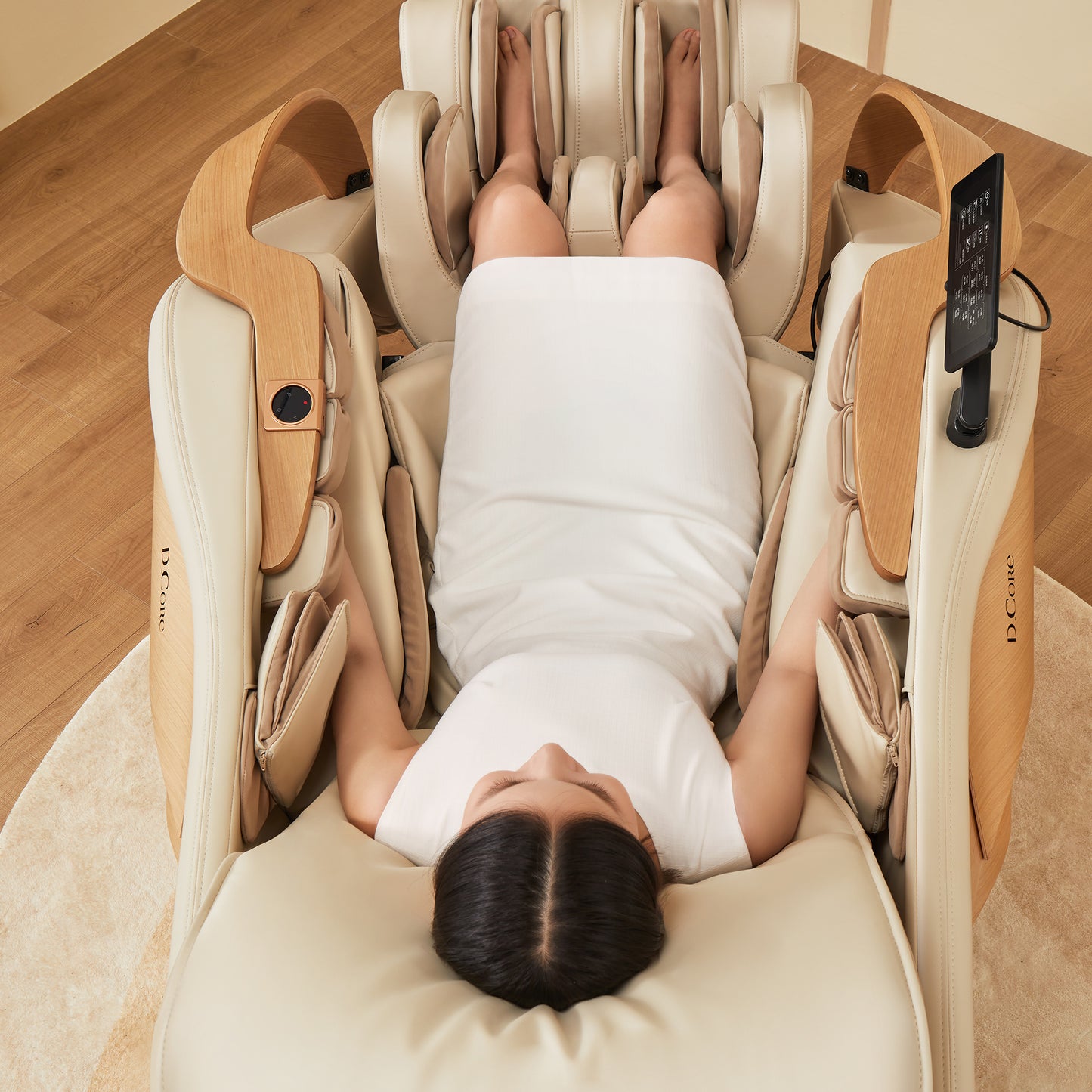 DCore 2 - Made in Japan Ultra Premium Massage Chair w/ Oak Side Panels