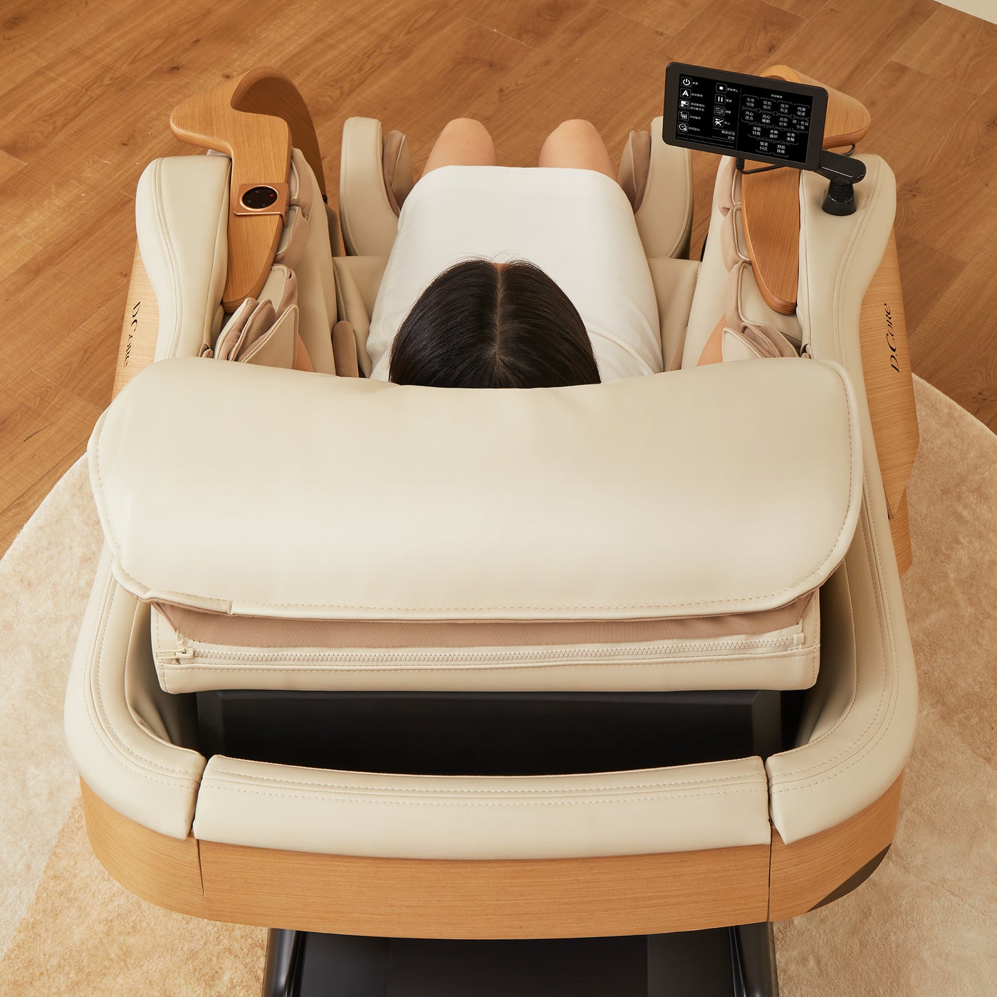 DCore 2 - Made in Japan Ultra Premium Massage Chair w/ Oak Side Panels