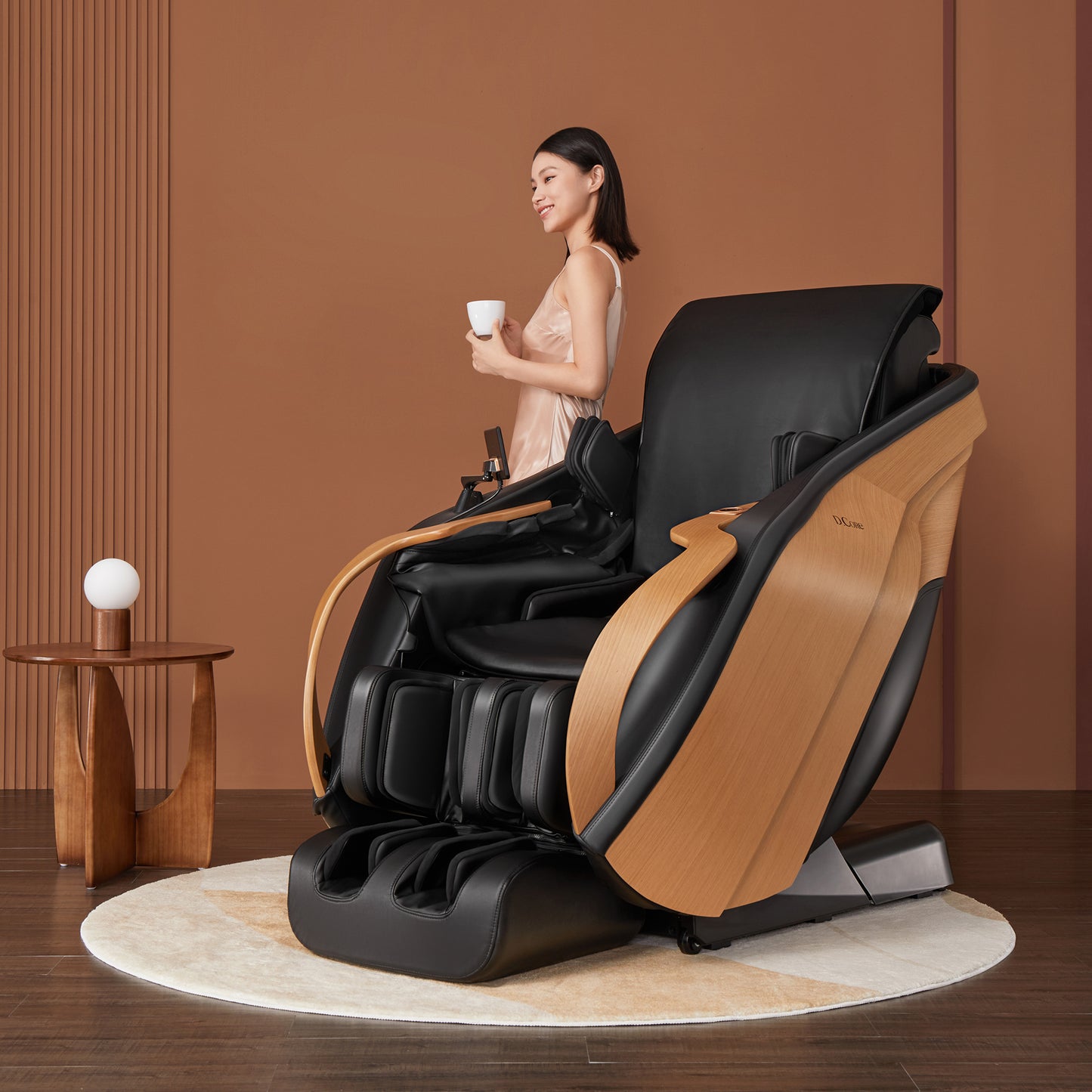 DCore 2 - Made in Japan Ultra Premium Massage Chair w/ Oak Side Panels