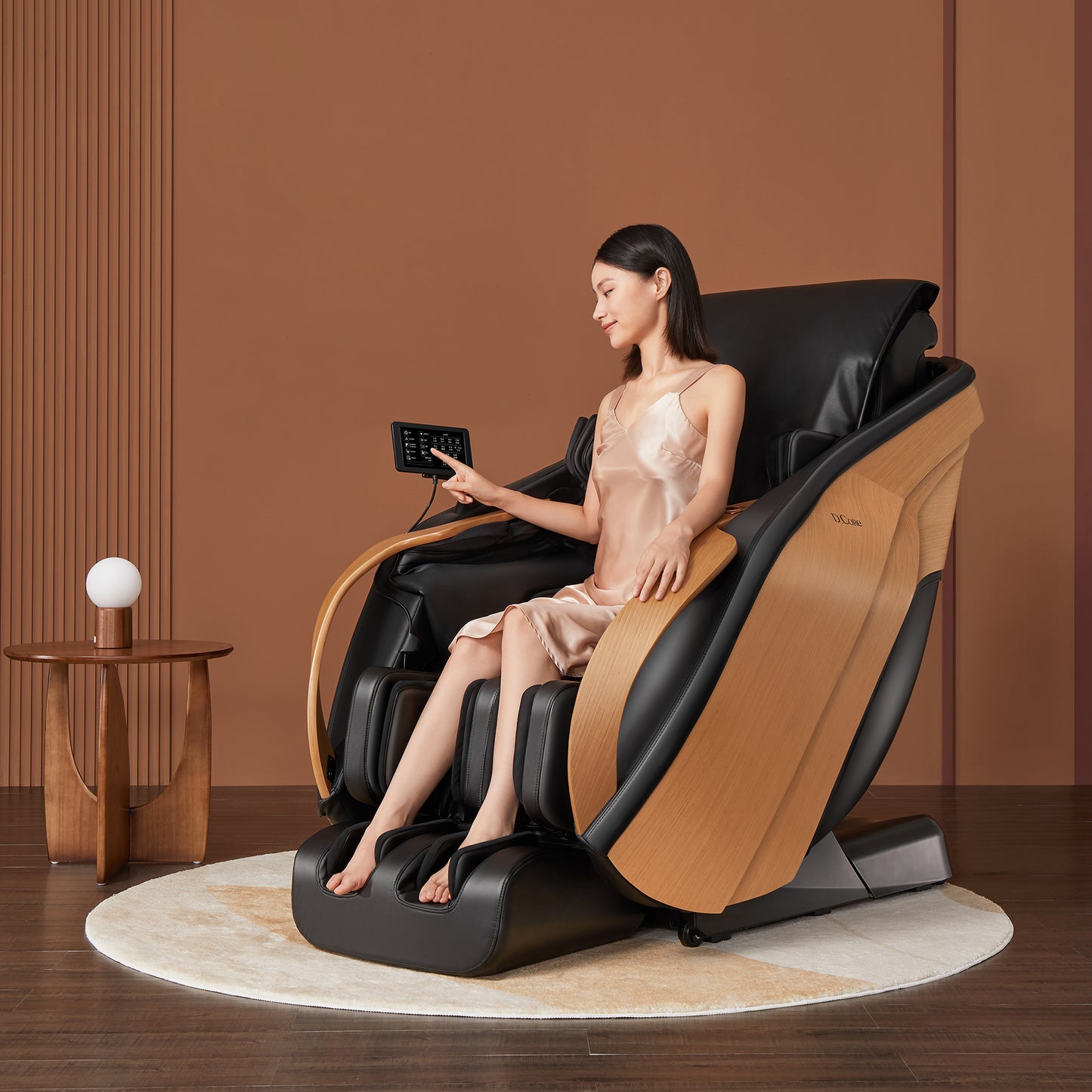 DCore 2 - Made in Japan Ultra Premium Massage Chair w/ Oak Side Panels