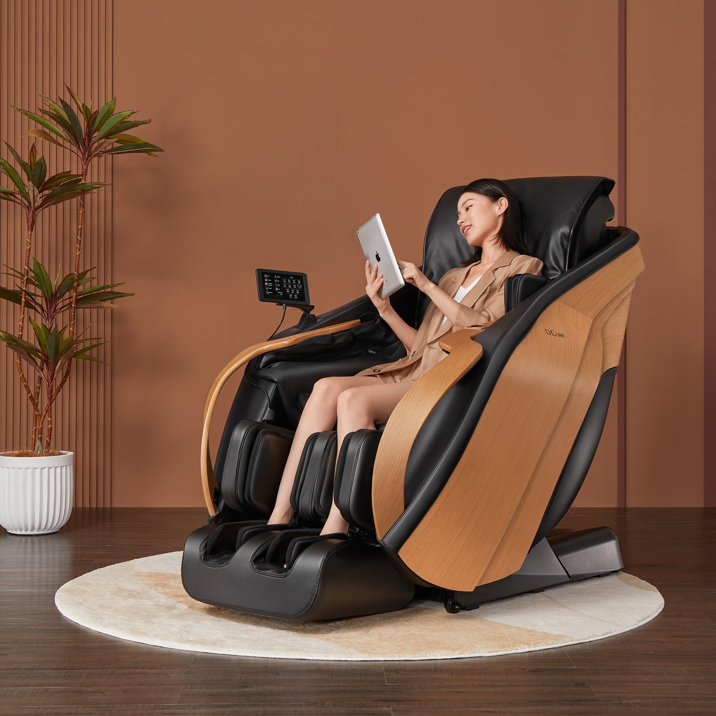 DCore 2 - Made in Japan Ultra Premium Massage Chair w/ Oak Side Panels