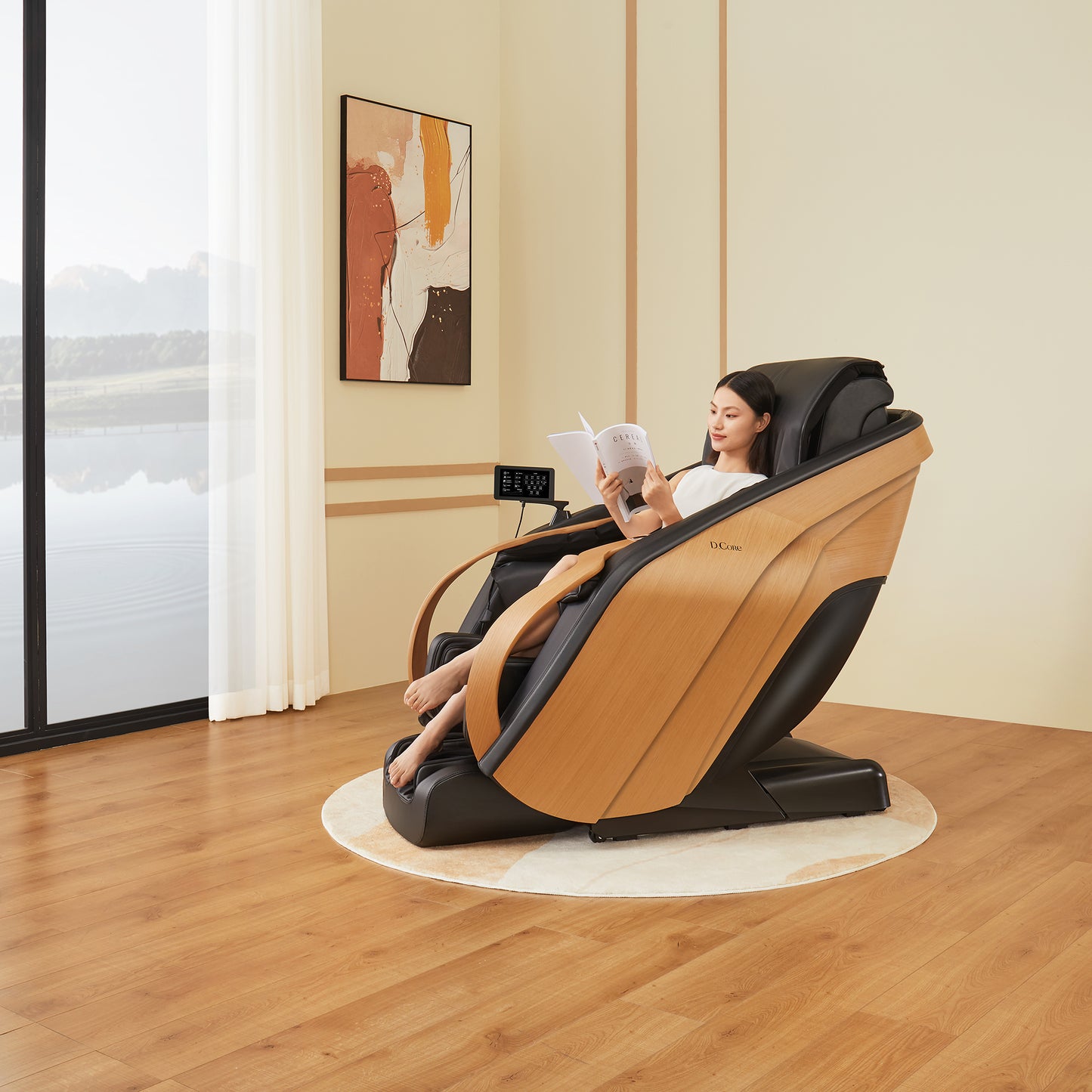 DCore 2 - Made in Japan Ultra Premium Massage Chair w/ Oak Side Panels