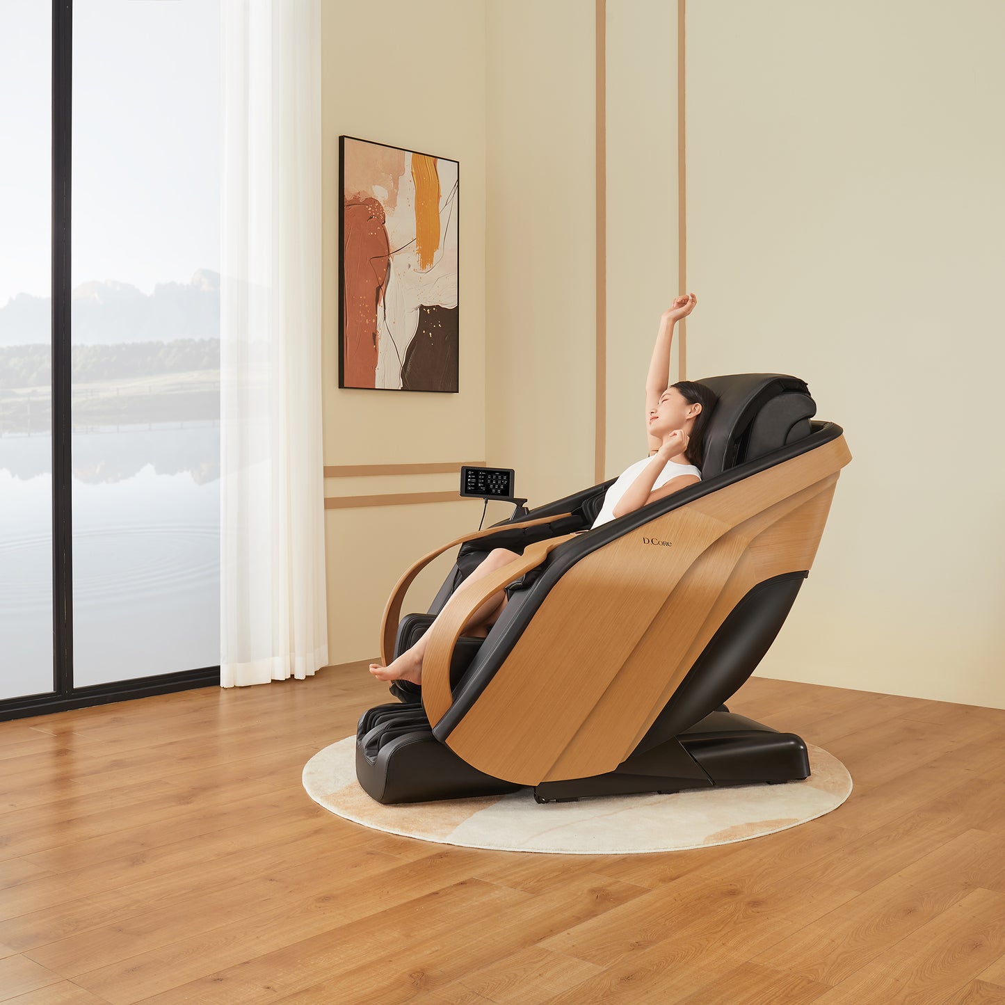 DCore 2 - Made in Japan Ultra Premium Massage Chair w/ Oak Side Panels