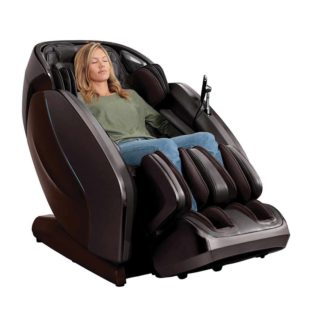 Kyota Hatsumei M900 AI 4D L-Track Massage Chair with Dual Foot Reflexology Rollers, AI Custom Massage Generator
