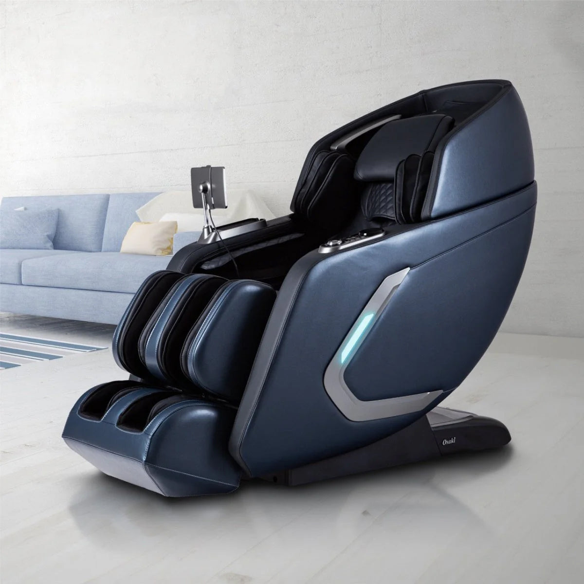 Osaki 4D Bravo Duo Massage Chair with Self-Adaptive SL-Tack, Intelligent Voice Contol, Computer Body Scan