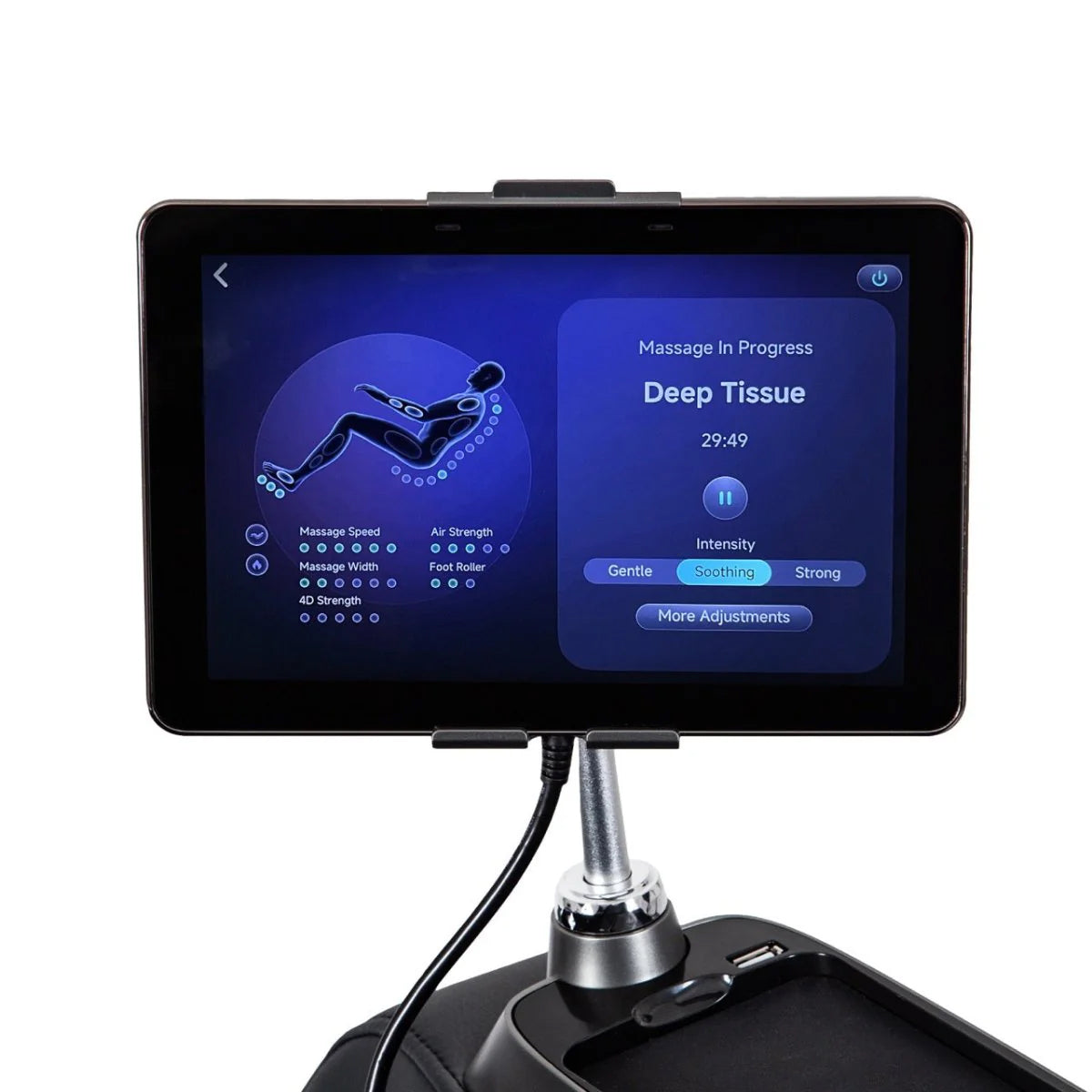 Osaki 4D Bravo Duo Massage Chair with Self-Adaptive SL-Tack, Intelligent Voice Contol, Computer Body Scan