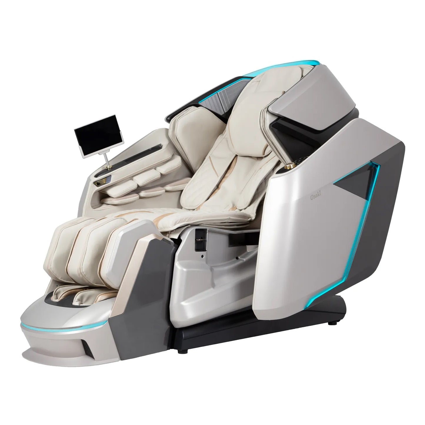 Osaki Grand Duo 4D+4D SL-Track Massage Chair with AI Technology, 3-Segment Armrest Airbags, Smart Body Scan System