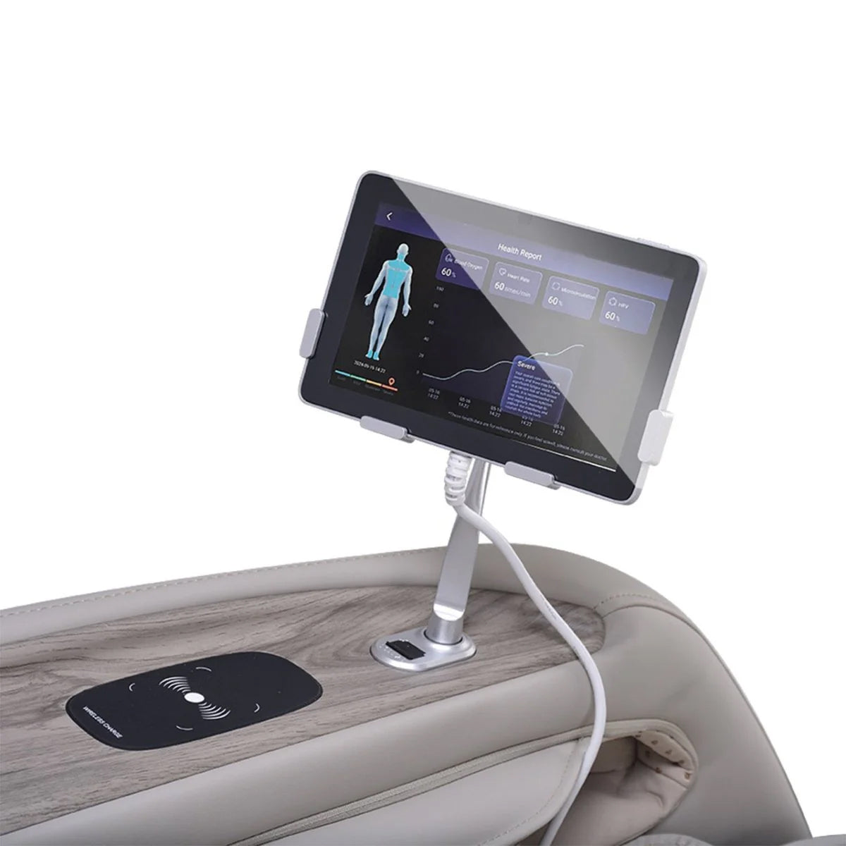 Osaki 4D Manhattan Duo Mech SL-Track Massage Chair with AI Series Technology, Intelligent AI Health Monitor