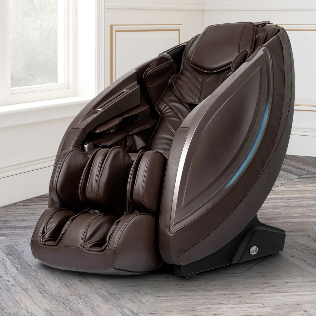 Osaki OS-3D Premier 2023 SL-Track Massage Chair with Heart Rate Monitor, Lumbar & Calf Infrared Heating, Intelligent Voice Control