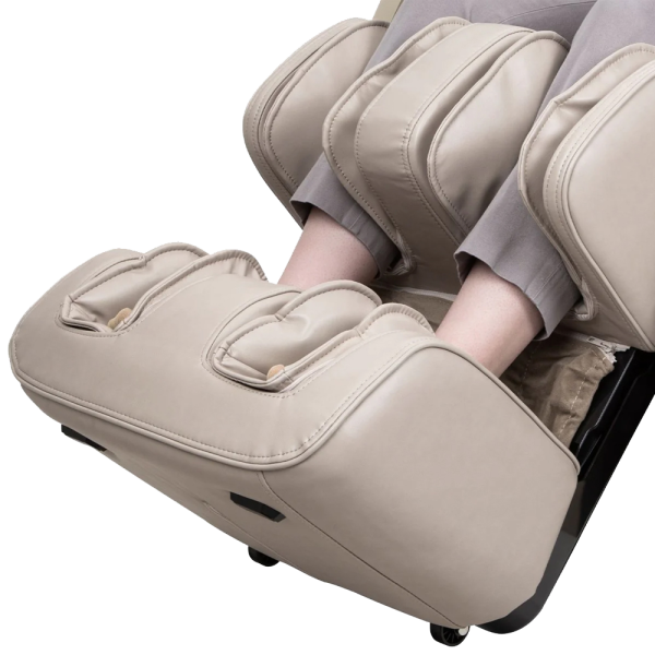 Titan Luxe 3D SL-Track Massage Chair with Roller Foot Massager, Intelligent Voice Control, Kneading Wheels