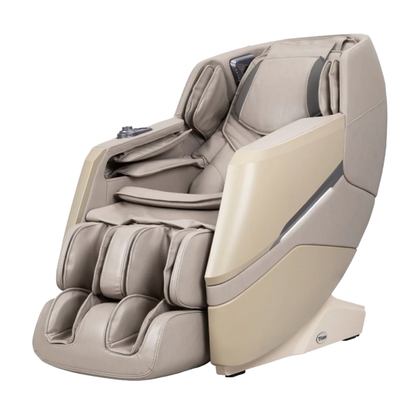 Titan Luxe 3D SL-Track Massage Chair with Roller Foot Massager, Intelligent Voice Control, Kneading Wheels