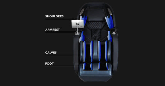 Osaki 4D Bravo Duo Massage Chair with Self-Adaptive SL-Tack, Intelligent Voice Contol, Computer Body Scan