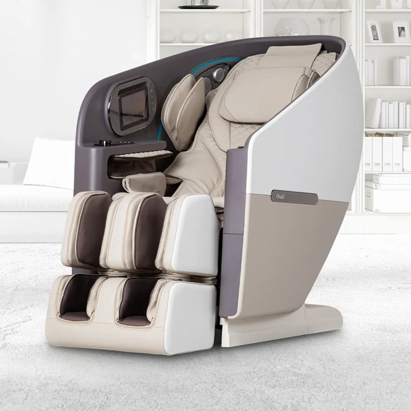 Osaki Flagship Duo 4D SL-Track Massage Chair with Intelligent Health Management, AI Technology