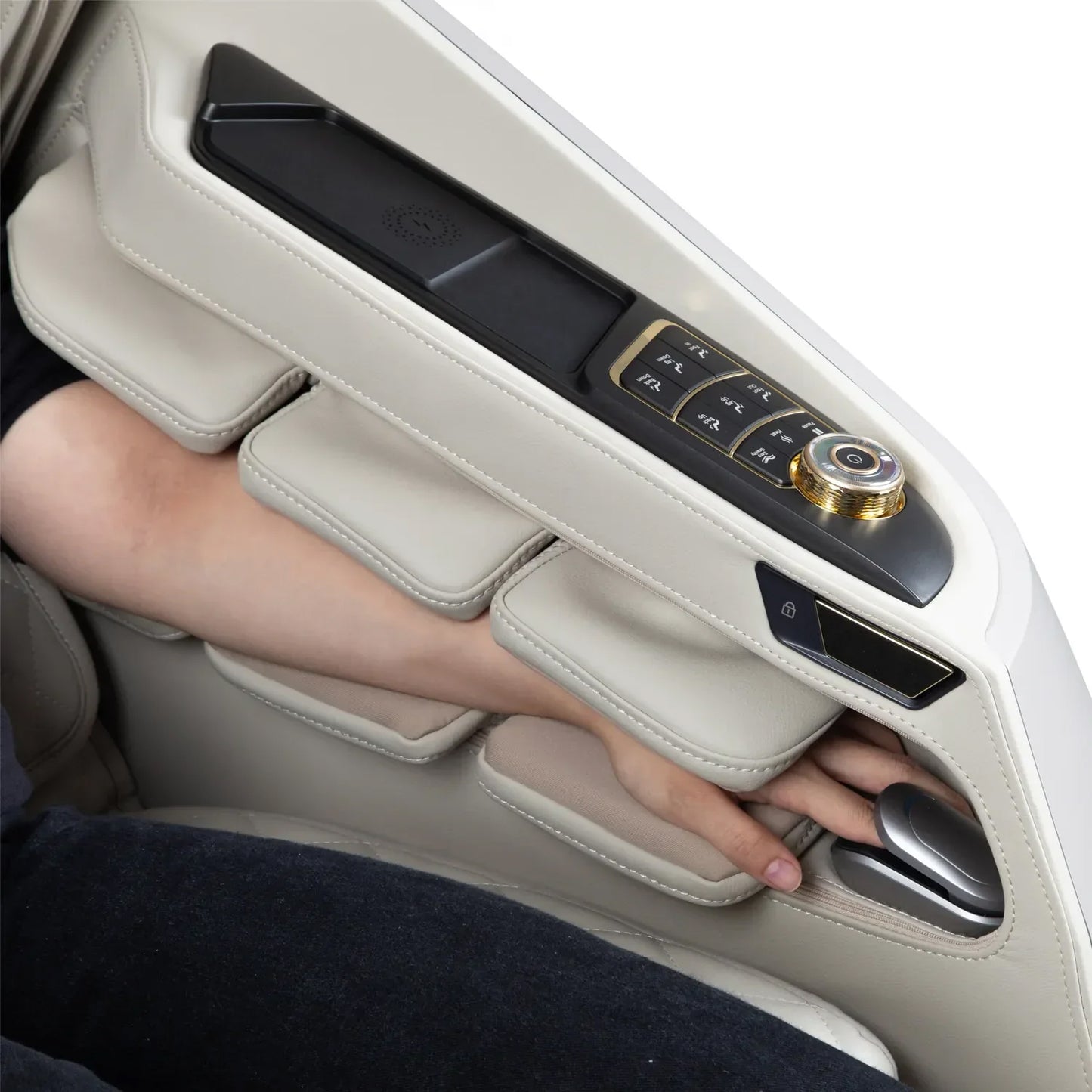 Osaki Grand Duo 4D+4D SL-Track Massage Chair with AI Technology, 3-Segment Armrest Airbags, Smart Body Scan System