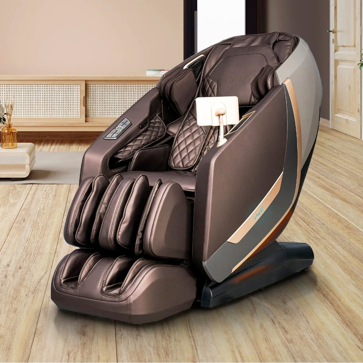 Osaki OP-Kairos 4D LT SL-Track Massage Chair with Negative Charged Ions, Intelligent Voice Control