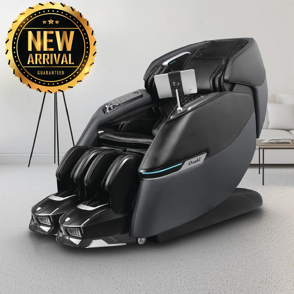 Osaki Trion Flex Duo 4D+3D SL Flex Track Massage Chair with Intelligent Health Detection, Smart Voice Control
