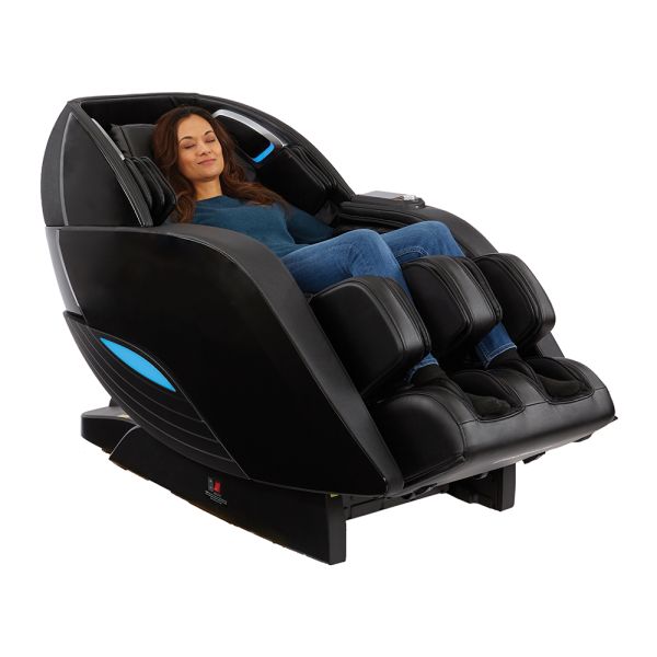 Kyota Yutaka M898 4D L-Track Massage Chair with Integrated Air Ionizer, Chromotherapy Programs and LED Mood Lighting, SootheMe Sound Therapy