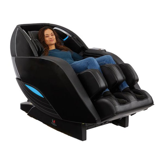 Kyota Yutaka M898 4D L-Track Massage Chair with Integrated Air Ionizer, Chromotherapy Programs and LED Mood Lighting, SootheMe Sound Therapy