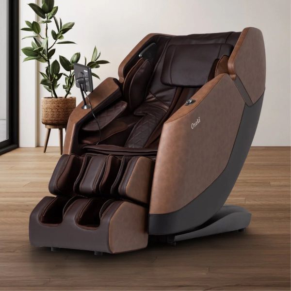 Osaki Ziva SL-Track Massage Chair with Spring-loaded Extendable Footrest, Foot Roller