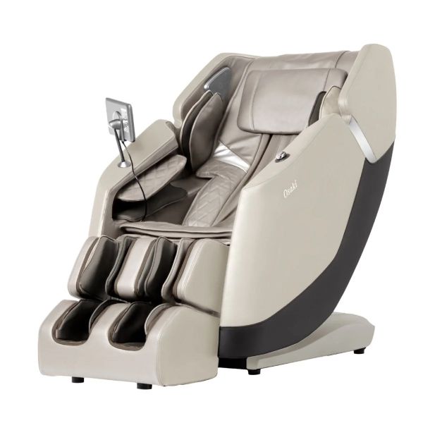 Osaki Ziva SL-Track Massage Chair with Spring-loaded Extendable Footrest, Foot Roller