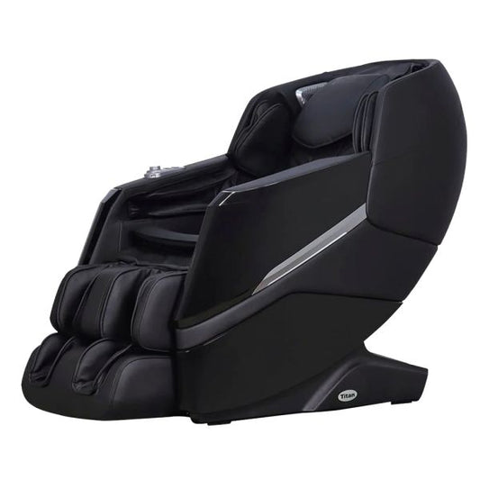 Titan Luxe 3D SL-Track Massage Chair with Roller Foot Massager, Intelligent Voice Control, Kneading Wheels
